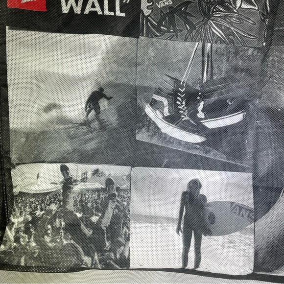 Vans “Off The Wall” Mens Snapback Hat Cap Flames Checkered Adj. Trucker Plus Bag - Picture 13 of 16